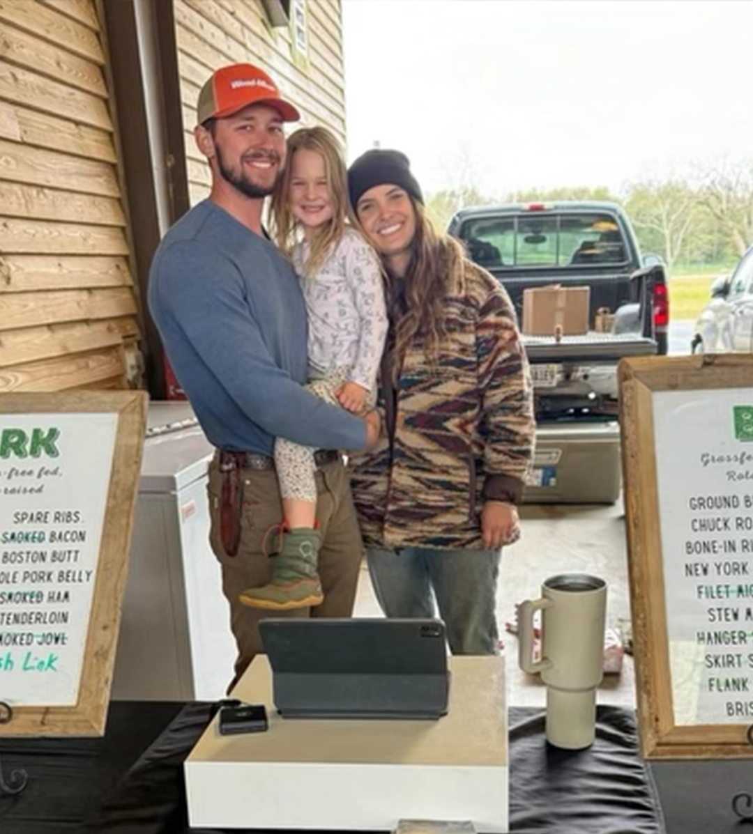 The family at the market